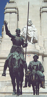 200px-Monumento_a_Cervantes_(Madrid)_10