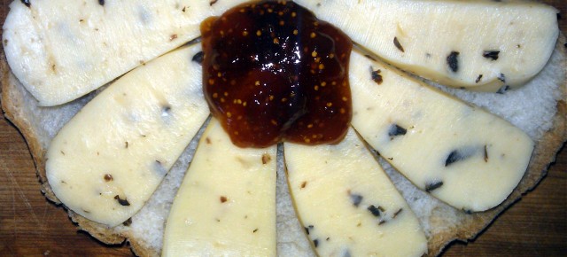 April is Grilled Cheese Month: #10 Olivio with Dalmatia Fig Spread