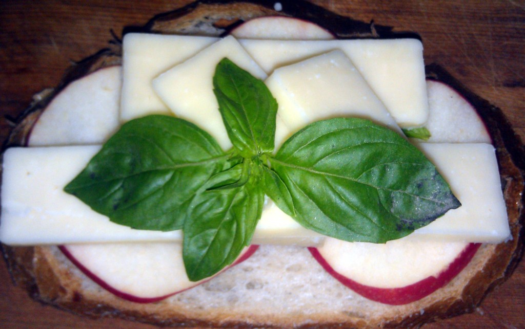 April 14 Bravo Farm Premiun Cheddar Pink Lady Apple and Fresh Basil