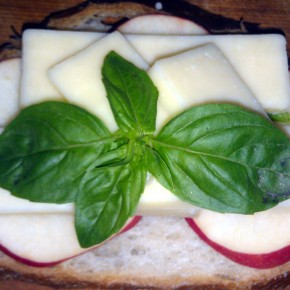 April 14 Bravo Farm Premiun Cheddar Pink Lady Apple and Fresh Basil