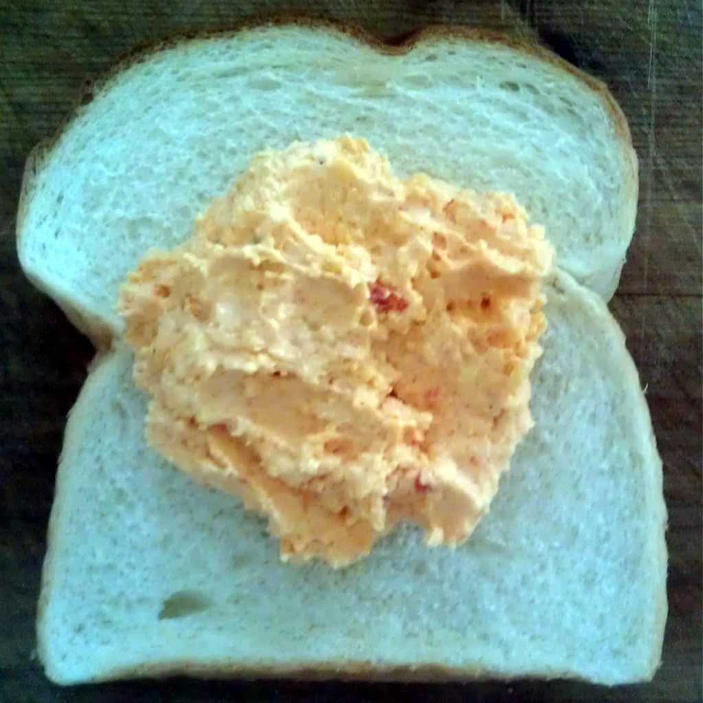 April 8 Pimento Cheese on Wonder Bread