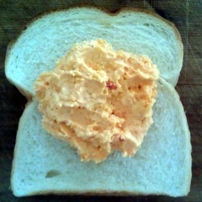 April 8 Pimento Cheese on Wonder Bread