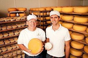 Mike Gingrich and Andy Hatch of Uplands Cheese